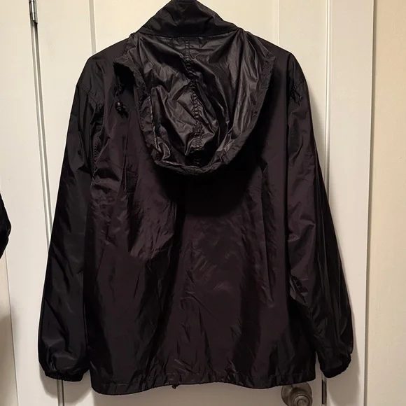 Jack Daniels Mens Black Windbreaker Full Zip Lightweight Promo 2014 Size S - Picture 3 of 10